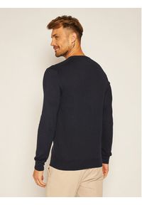 Polo Ralph Lauren Sweter Ls Sf Vn Pp 710670789004 Granatowy Slim Fit. Typ kołnierza: polo. Kolor: niebieski. Materiał: bawełna