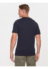 Guess T-Shirt M3BI70 K6XN4 Granatowy Slim Fit. Kolor: niebieski. Materiał: bawełna