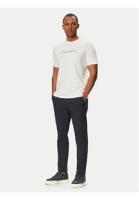 Calvin Klein T-Shirt SS 30s EU LV04LG809G Biały Slim Fit. Kolor: biały. Materiał: bawełna #3