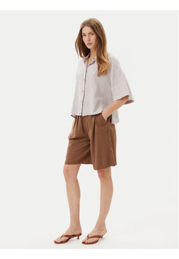 Vero Moda Koszula Linn 10306820 Szary Relaxed Fit. Kolor: szary. Materiał: wiskoza