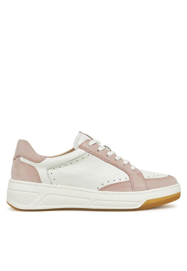 Caprice Sneakersy 9-23714-44 Biały. Kolor: biały. Materiał: skóra