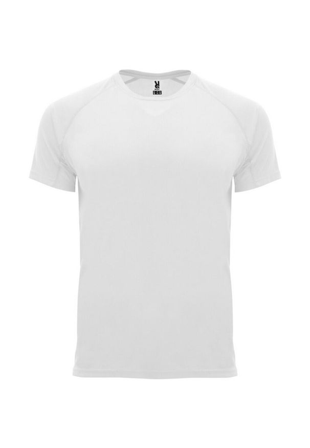 ROLY - Męska Koszulka Sportowa Z Krótkim Rękawem Bahrain. Kolor: biały. Długość rękawa: krótki rękaw. Długość: krótkie. Sport: turystyka piesza