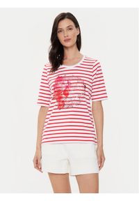 Olsen T-Shirt 11104807 Czerwony Regular Fit. Kolor: czerwony. Materiał: bawełna #1