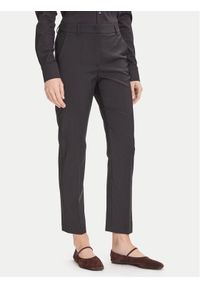 Weekend Max Mara Spodnie materiałowe Canon 2525136171 Czarny Slim Fit. Kolor: czarny. Materiał: wełna