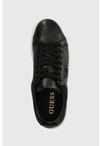 Guess sneakersy GENZA kolor czarny FL8GEA PEL12. Nosek buta: okrągły. Kolor: czarny. Materiał: guma. Obcas: na platformie #2