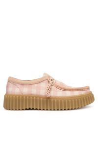 Clarks Półbuty Torhill Bee 26186298 Różowy. Kolor: różowy. Materiał: materiał #2