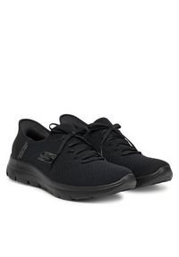 skechers - Skechers Sneakersy Summits-New Daily 150263/BBK Czarny. Kolor: czarny. Materiał: materiał #4