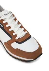 BOSS Sneakersy Parkour-L 50523221 Beżowy. Kolor: beżowy. Materiał: zamsz, skóra #5