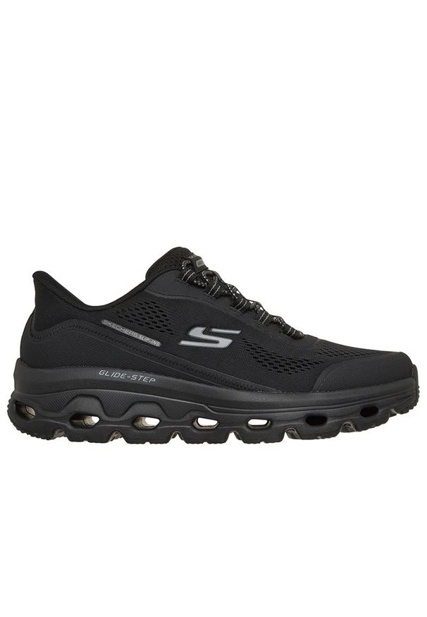 skechers - Buty męskie Skechers Slip-ins: Glide-Step Sole - Glover Peak 237812BBK - czarne. Okazja: na co dzień. Zapięcie: sznurówki. Kolor: czarny. Szerokość cholewki: normalna. Wzór: aplikacja. Model: Skechers Sport