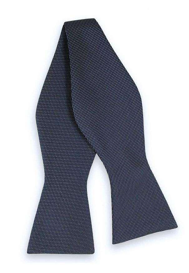 Niebieska muszka EM Men's Accessories elegancka