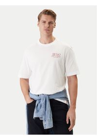 Hugo - HUGO T-Shirt Nofishix 50554370 Biały Regular Fit. Kolor: biały. Materiał: bawełna #1