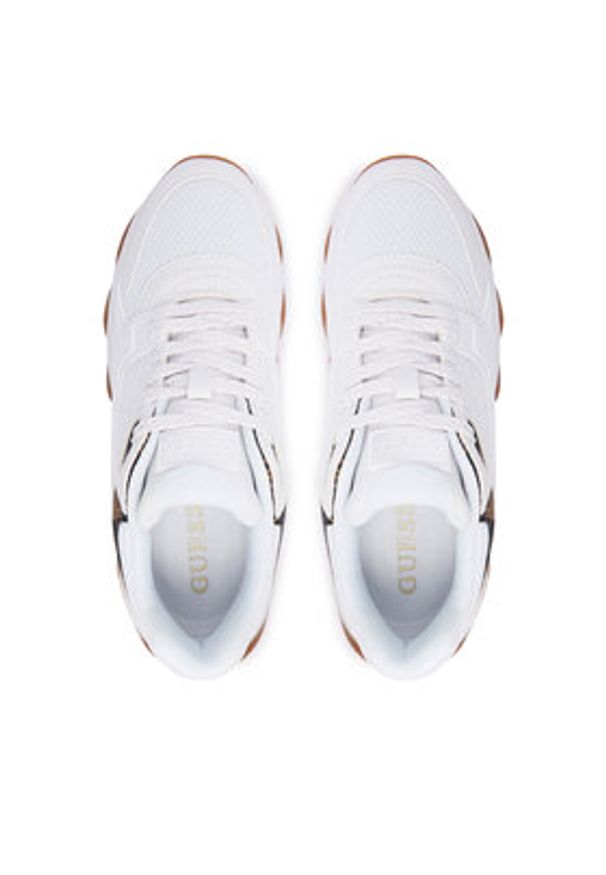 Guess Sneakersy FLTMZZ ELE12 Biały. Kolor: biały. Materiał: materiał
