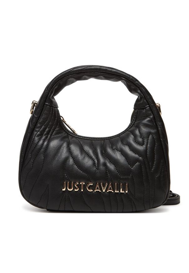 Just Cavalli Torebka 78RA4BE5 ZSB23 Czarny. Kolor: czarny. Materiał: skórzane