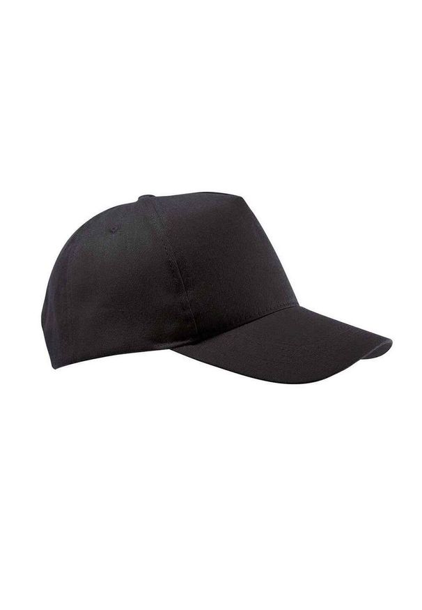 SOL'S - Buzz 5 Panel Baseball Cap. Kolor: czarny
