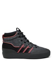 Adidas - adidas Buty Akando Atr GX2066 Szary. Kolor: czarny. Materiał: skóra
