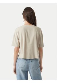 Vero Moda Bluzka Jesmilo 10279696 Beżowy jasny Regular Fit. Kolor: beżowy. Materiał: len, wiskoza #5