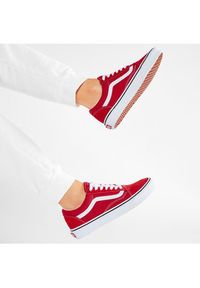 Vans Tenisówki Old Skool VN0A4BV5JV61 Czerwony. Kolor: czerwony. Materiał: zamsz, skóra #10