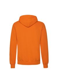 FRUIT OF THE LOOM - Męska Klasyczna Bluza Z Kapturem. Typ kołnierza: kaptur. Kolor: żółty, pomarańczowy, wielokolorowy