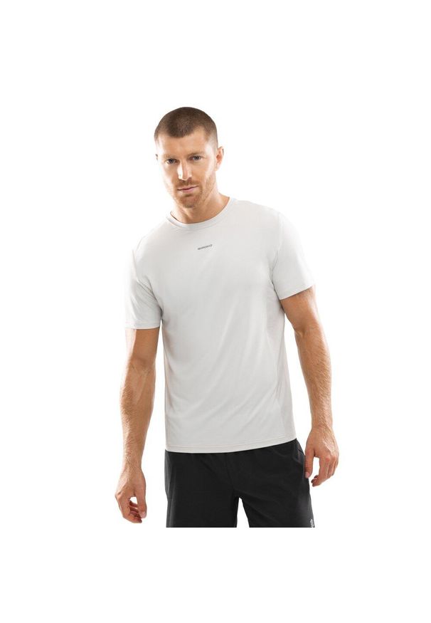 SIROKO - Męska koszulka do biegania z krótkim rękawem Fitness Siroko Gate Gray. Kolor: szary. Materiał: materiał. Długość rękawa: krótki rękaw. Długość: krótkie. Sport: fitness
