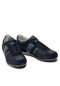 Geox Sneakersy U Wells C U52T5C 02211 C4021 Granatowy. Kolor: niebieski. Materiał: materiał