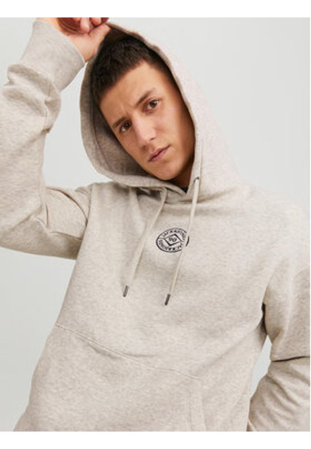 Jack & Jones - Jack&Jones Bluza Cosmo 12233979 Szary Relaxed Fit. Kolor: szary. Materiał: bawełna, syntetyk