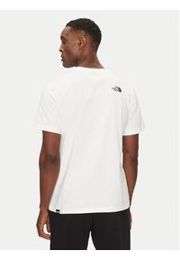 The North Face T-Shirt Fine NF0A8A6M Biały Regular Fit. Kolor: biały. Materiał: bawełna, syntetyk #3