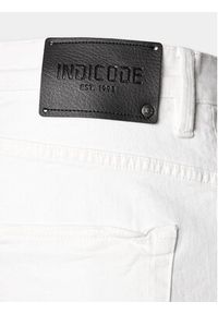 INDICODE Szorty jeansowe Kaden Holes 70-104 Biały Regular Fit. Kolor: biały. Materiał: bawełna #3