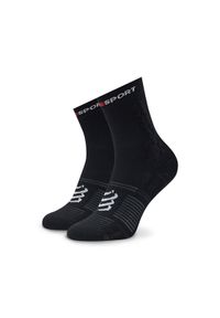 Compressport Skarpety wysokie unisex Pro Racing V4.0 Trail U XU00048B Czarny. Kolor: czarny. Materiał: materiał, poliamid