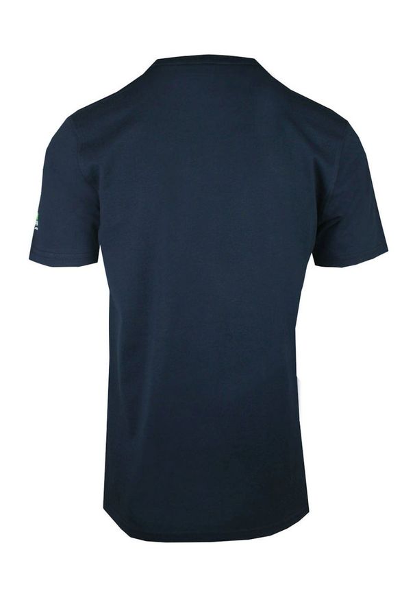 T-Shirt (Koszulka) Męska - Pako Jeans - Granat, Nadruk. Okazja: na co dzień. Kolor: niebieski. Materiał: bawełna. Wzór: nadruk. Styl: casual