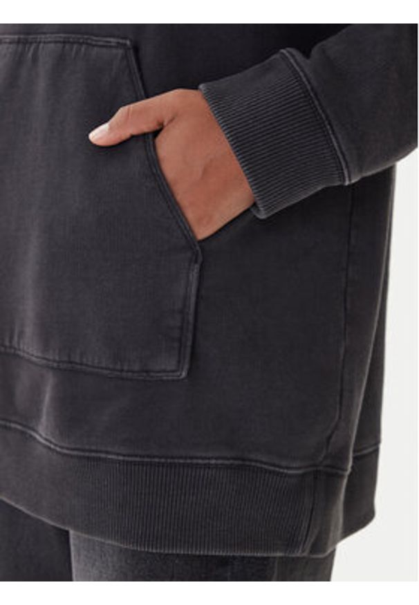 Hugo - HUGO Bluza Dejandra 50547955 Szary Oversize. Kolor: szary. Materiał: bawełna