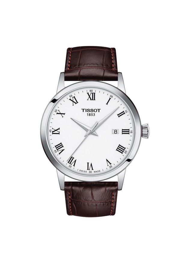 TISSOT PROMOCJA Classic Dream T129.410.16.013.00. Materiał: skóra. Styl: klasyczny, elegancki