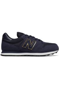 Buty damskie New Balance GW500NGN - granatowe. Okazja: na co dzień. Kolor: niebieski. Materiał: skóra, syntetyk, guma, tworzywo sztuczne, materiał. Szerokość cholewki: normalna