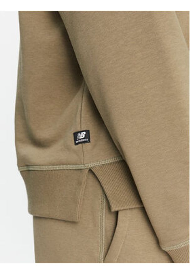 New Balance Bluza Essentials French Terry Hoodie WT33512 Zielony Regular Fit. Kolor: zielony. Materiał: bawełna, syntetyk