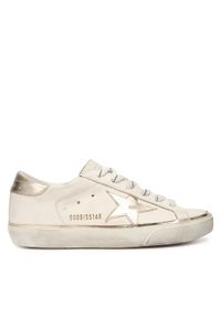GOLDEN GOOSE Sneakersy Super-Star Classic With List GWF00101.F007558.10698 Écru. Materiał: skóra