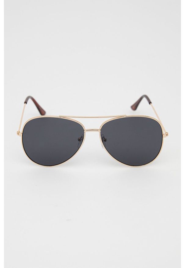 Only & Sons okulary przeciwsłoneczne męskie kolor złoty. Kolor: złoty