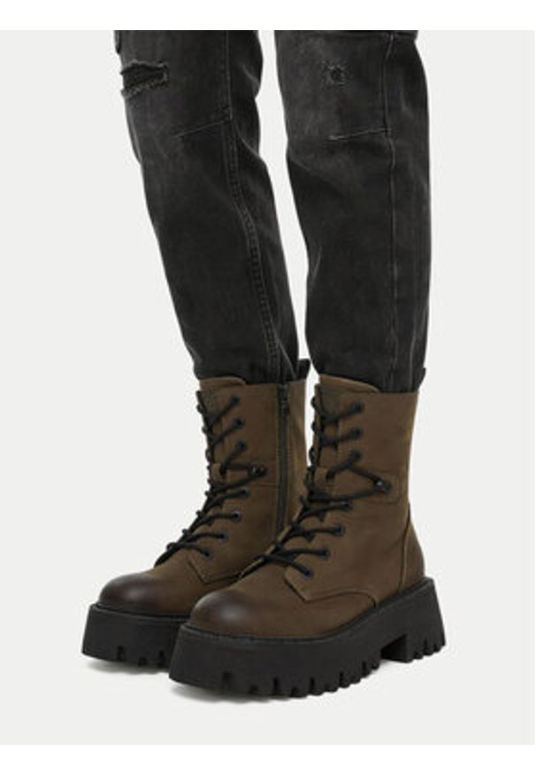 G-Star RAW - G-Star Raw Trzewiki CEO-WI34-MANYA-03 Khaki. Kolor: brązowy. Materiał: skóra, nubuk