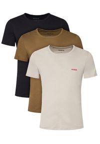 Hugo - HUGO Komplet 3 t-shirtów 50532811 Kolorowy Regular Fit. Materiał: bawełna. Wzór: kolorowy