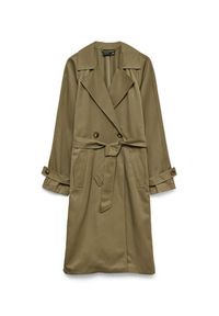 Vero Moda Trencz Lou 10257581 Zielony Regular Fit. Kolor: zielony. Materiał: syntetyk #4