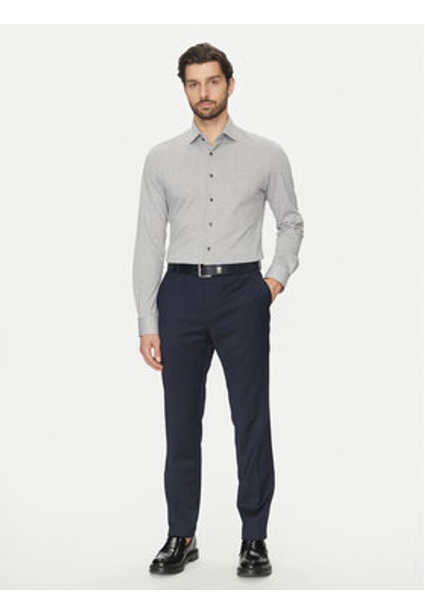 Michael Kors Koszula MD0MD91392 Szary Slim Fit. Kolor: szary. Materiał: bawełna