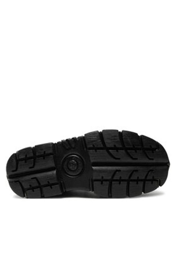 NEW ROCK Glany M-WALL083CCT-S9 Czarny. Kolor: czarny. Materiał: skóra. Styl: rockowy