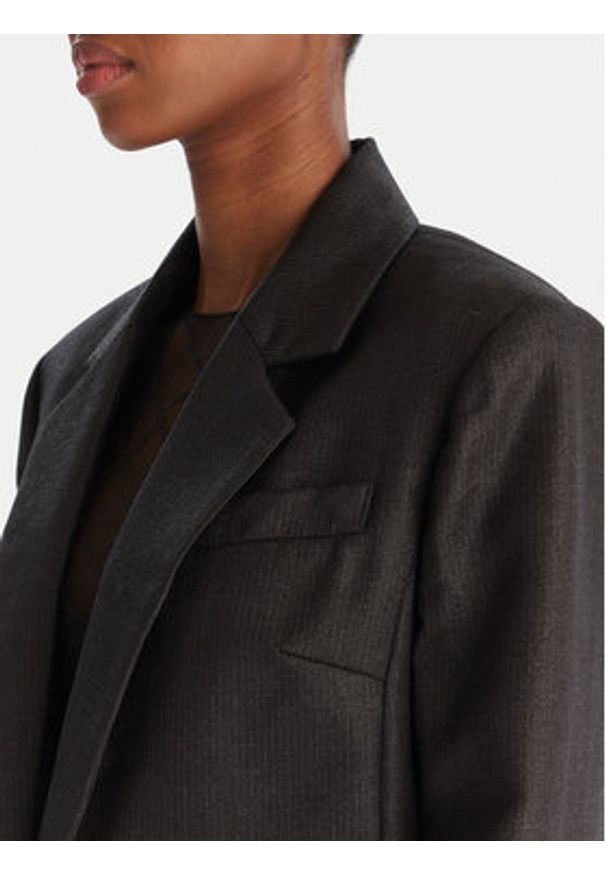 Pinko - PINKO Marynarka Eliana 106073 A305 Czarny Regular Fit. Kolor: czarny. Materiał: wełna