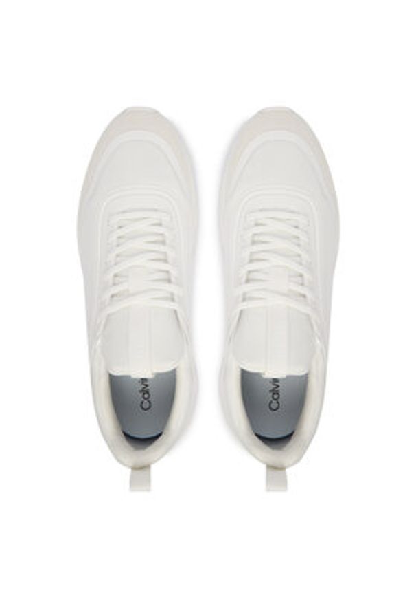 Calvin Klein Sneakersy Light Eva Run Lace Sock Mm HM0HM02164 Biały. Kolor: biały. Materiał: materiał. Sport: bieganie