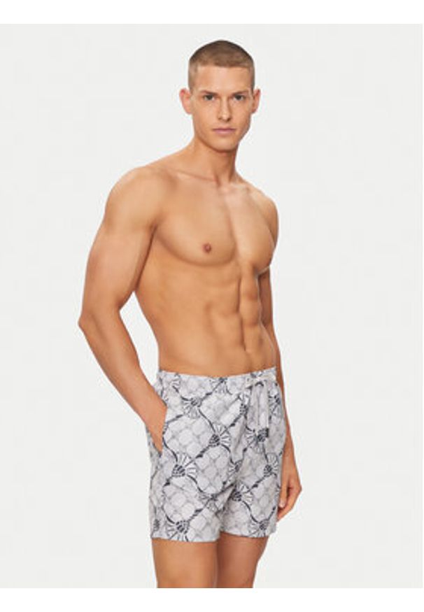 JOOP! Szorty kąpielowe Babados 30041400 Écru Regular Fit. Materiał: syntetyk