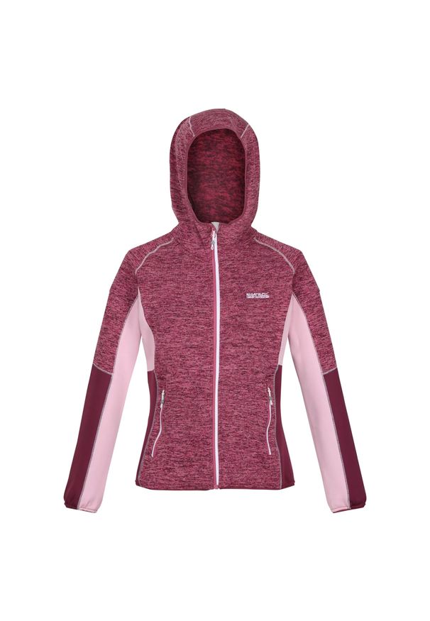 Regatta - Bluza Z Kapturem I Suwakiem Damska Walbury IV. Typ kołnierza: kaptur. Kolor: fioletowy, różowy, wielokolorowy. Sezon: zima. Styl: sportowy. Sport: turystyka piesza