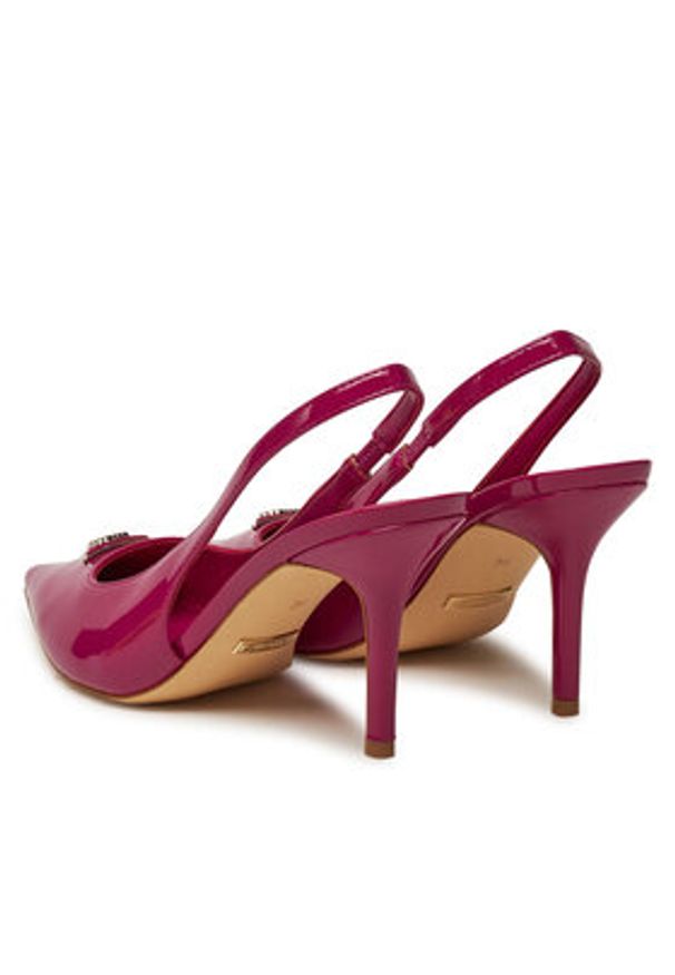 Guess Sandały FLJNASPAF05 Różowy. Kolor: różowy. Materiał: skóra
