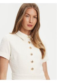 Guess Sukienka dzianinowa W5YK18 KCXO2 Écru Regular Fit. Materiał: syntetyk #5