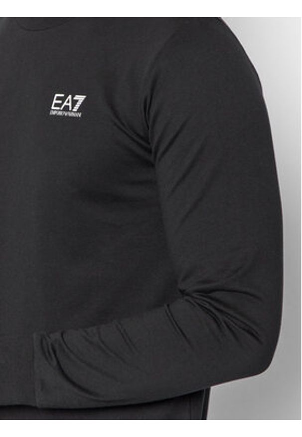 EA7 Emporio Armani Bluza 8NPM52 PJ05Z 1200 Czarny Regular Fit. Kolor: czarny. Materiał: bawełna