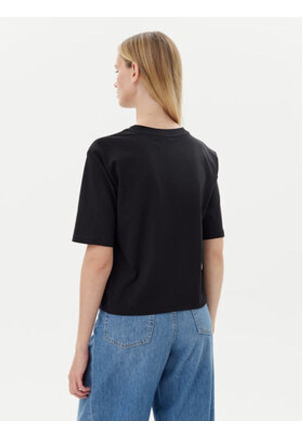 Guess T-Shirt V4YI06 I3Z14 Czarny Relaxed Fit. Kolor: czarny. Materiał: bawełna