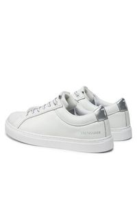 Trussardi Jeans - Trussardi Sneakersy 77A00383 Biały. Kolor: biały. Materiał: skóra #10