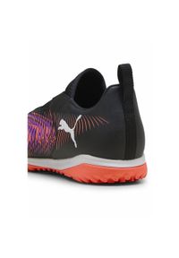 Puma - Młodzieżowe buty piłkarskie FUTURE 8 MATCH TT +Mid bez sznurowadeł PUMA. Kolor: biały, czerwony, wielokolorowy, czarny. Sport: piłka nożna